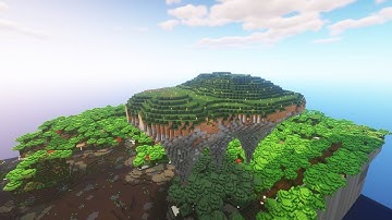Minecraft Timelapse - Floating Island build