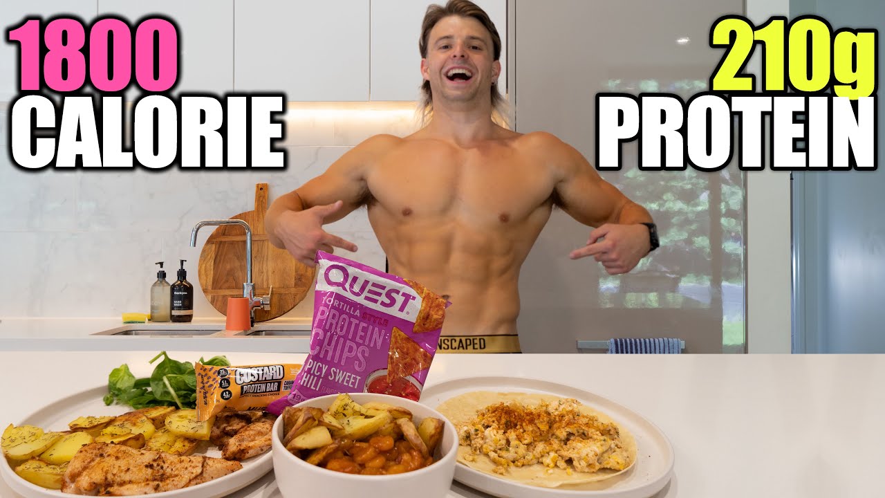 My Extreme 1800 Calorie Shredding Diet | LOSE FAT RAPIDLY