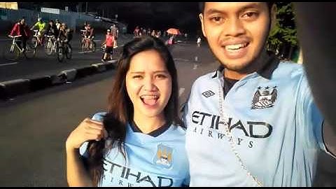 Jakarta Car Free Day in Thamrin-Sudirman Street