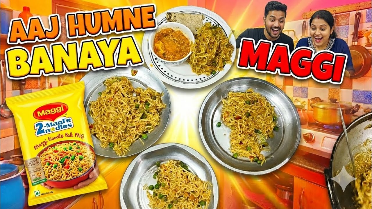 Aaj Humne Banaya MAGGI | Daily vlog