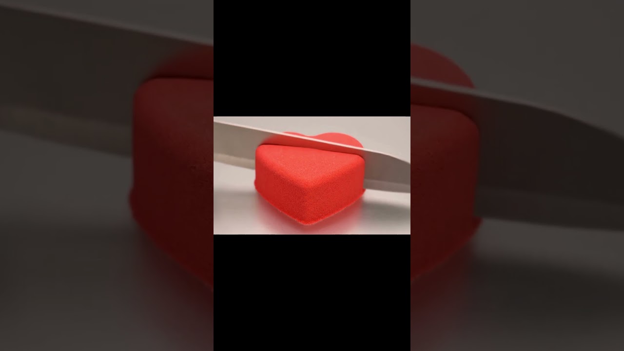 Heart Kinetic Sand Slice  