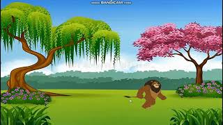 Lion in jungle in PowerPoint screenshot 3