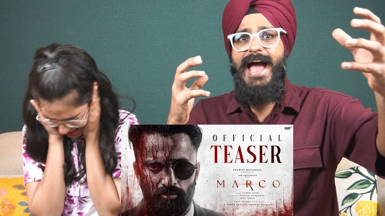 MARCO Teaser reaction | Unni Mukundan | Shareef Muhammed | Haneef Adeni | Ravi Basrur