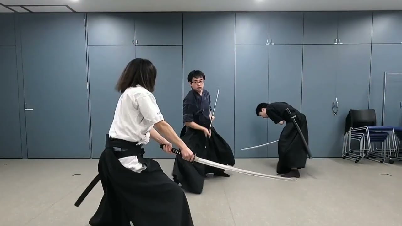 2026年１月　殺陣研究会の稽古風景