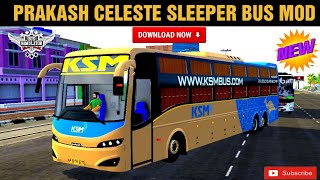PRAKASH CELESTE SLEEPER BUS MOD BUSSID DOWNLOAD NOW