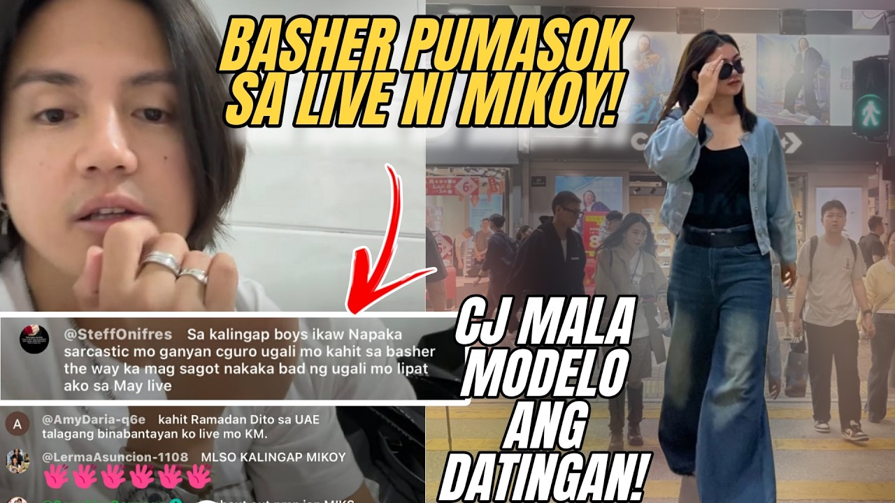 GRABE! CJ IBANG IBA! MALA MODELO ANG DATINGAN! MAY NAGPAPANSIN NA NAMAN SA LIVE NI MIKOY!