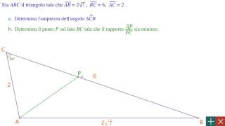 Quinto anno - Problemi di massimo e di minimo - Trigonometria