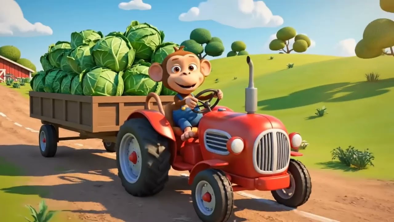 🐵 Brave Little Monkey Farm Adventure! 🚜 Helping Animals & Harvesting Magic Eggs | Aisevo   [part 1]