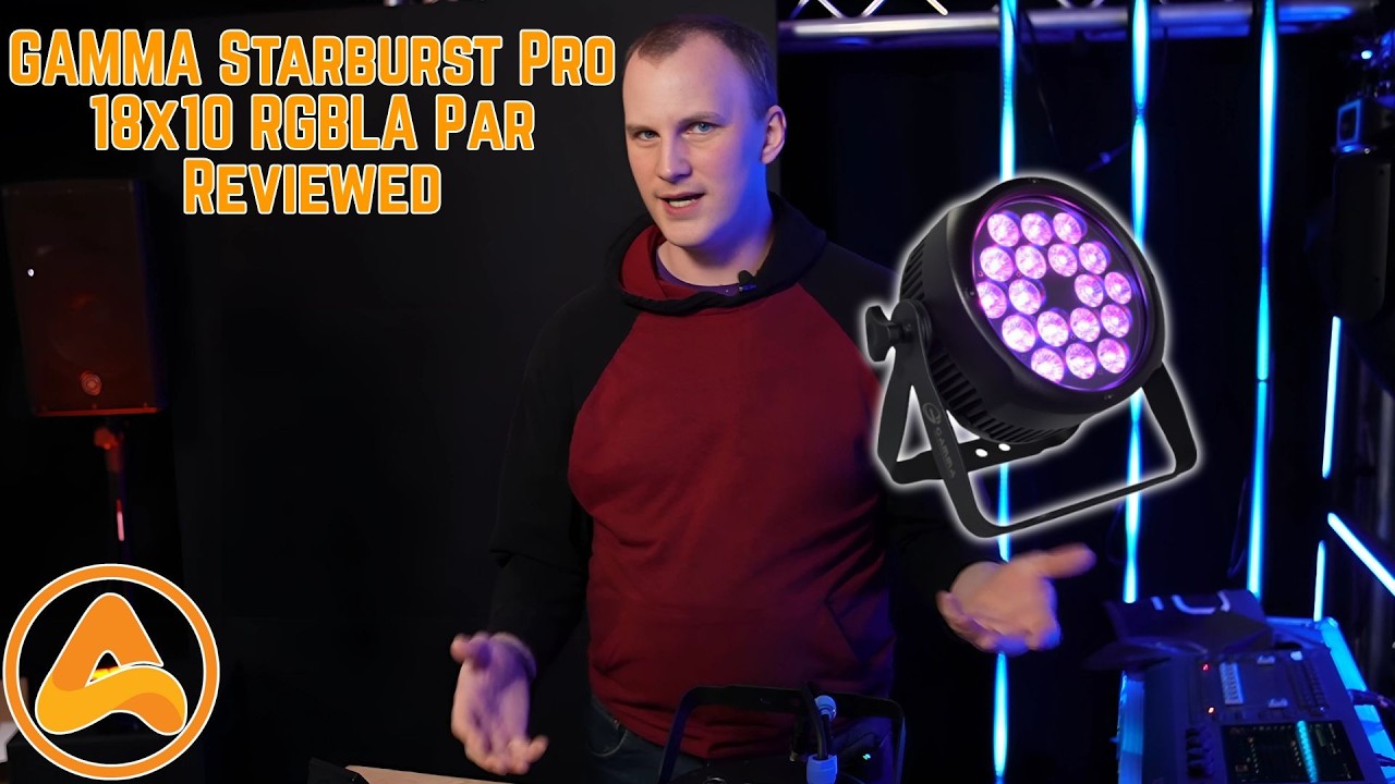 GAMMA Starburst Pro 18x10 RGBLA Par Reviewed