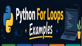 Python For Loops Examples #learnpython  #pythonlearning  #pythonforbeginners  #pythontutorial