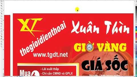 Tự học Corel X7 trọn bộ   Bài 22 Thiết kế tờ rơi