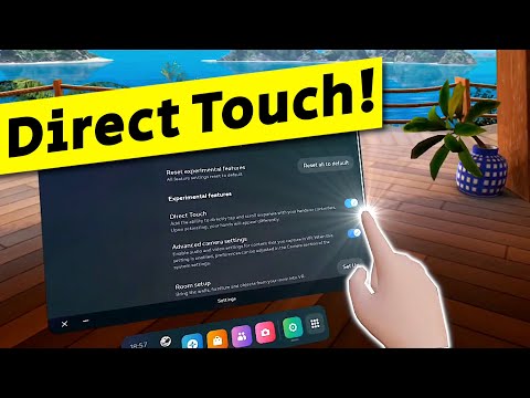 Trying Direct Touch on Quest 2!