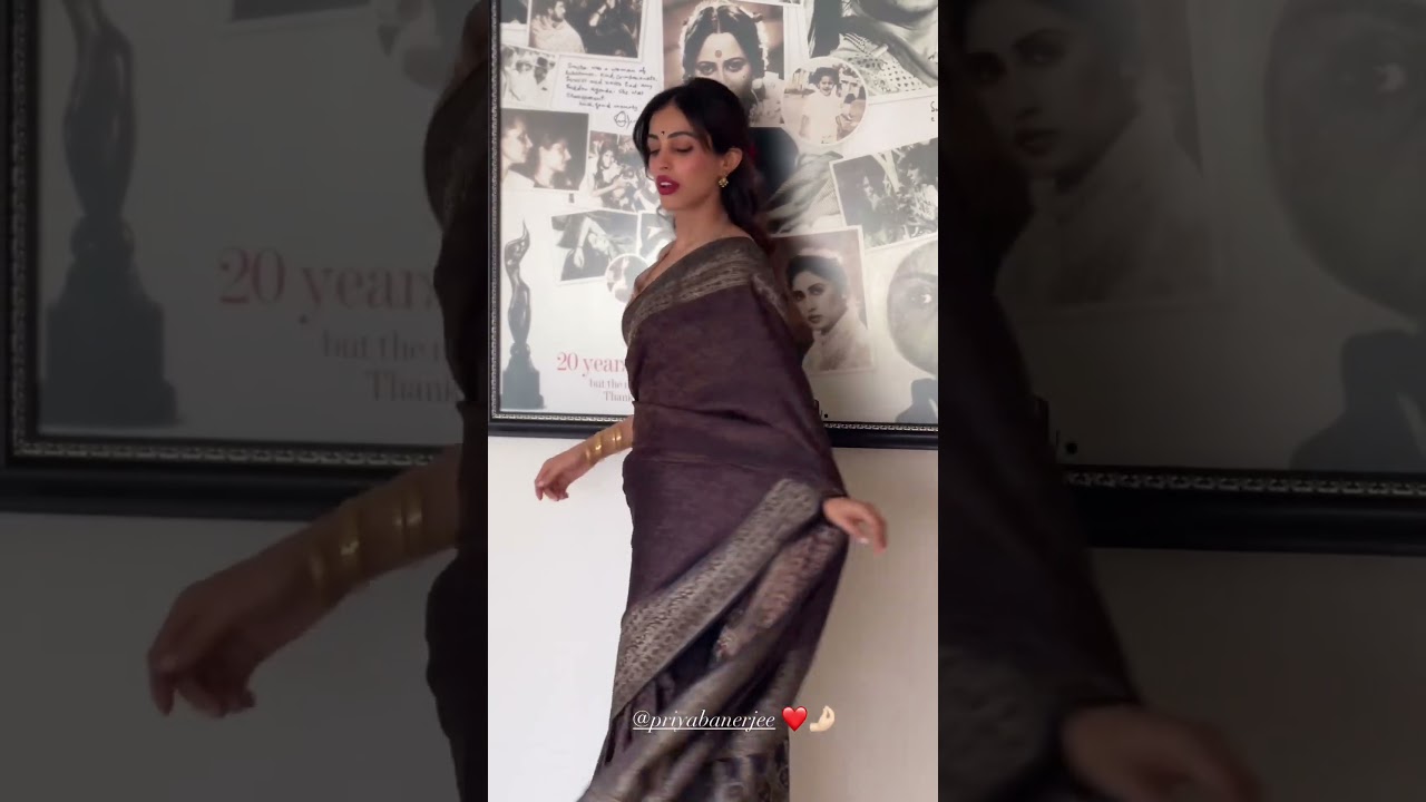 Priya Banerjee saree Photoshoot 