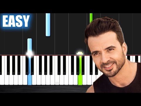 Luis Fonsi - Despacito ft. Daddy Yankee - EASY Piano Tutorial by PlutaX