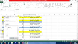 YCW Advance Excel Tutorial - Sorting And Filter