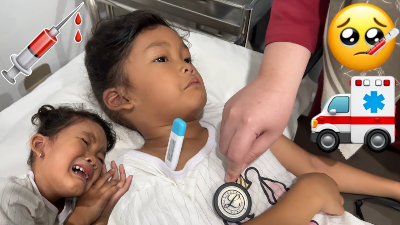 FATHIA DEMAM TINGGI DIBAWA KE IGD RUMAH SAKIT 🤒😥💉| QIFA AGUNG