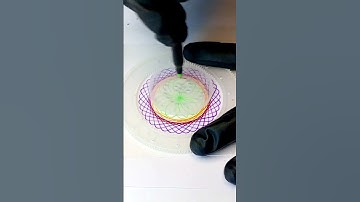 How many rotations did the pen make in total? ??🤔 #Spirograph