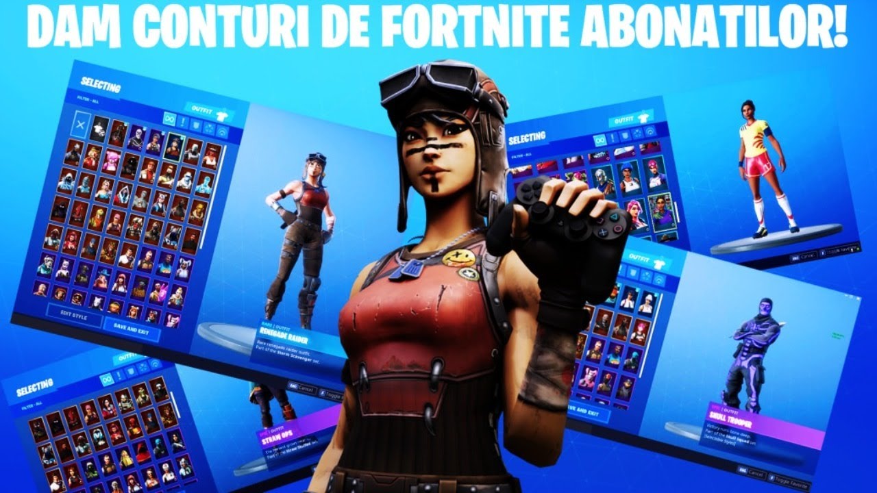 Renegade Raider Aerial Assault Trooper Jucam Cu Abonatii Fortnite Romania Live Youtube