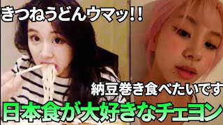 【TWICE】納豆、うどん、ひつまぶし…日本食を愛するチェヨン集！