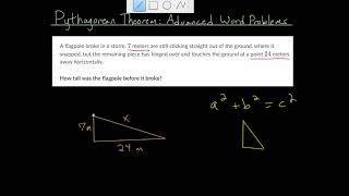 Pythagorean Theorem: Advanced Word Problems