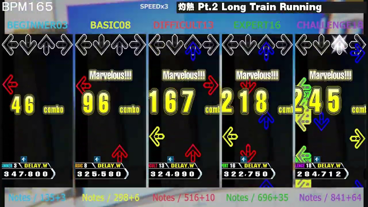 DDR / 灼熱 Pt.2 Long Train Running - SINGLE (DanceDanceRevolution A20 PLUS)