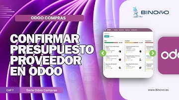 ODOO Compras | Tutorial 7 📌 Cómo confirmar presupuestos de proveedor en Odoo