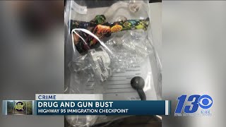 Yuma sector border patrol drug and gun bust
