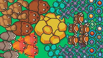 Taming io Big Gold Base Vs Raiders - Fish + Bear ...