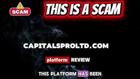 CAPITALSPROLTD.COM SCAM EXPOSED 🚨 Fake Investment Site with Guaranteed ROIs & Hidden Owners 