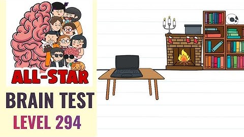 Brain Test All Star Level 294 | Turn on the laptop but it requires a card | Walkthrough