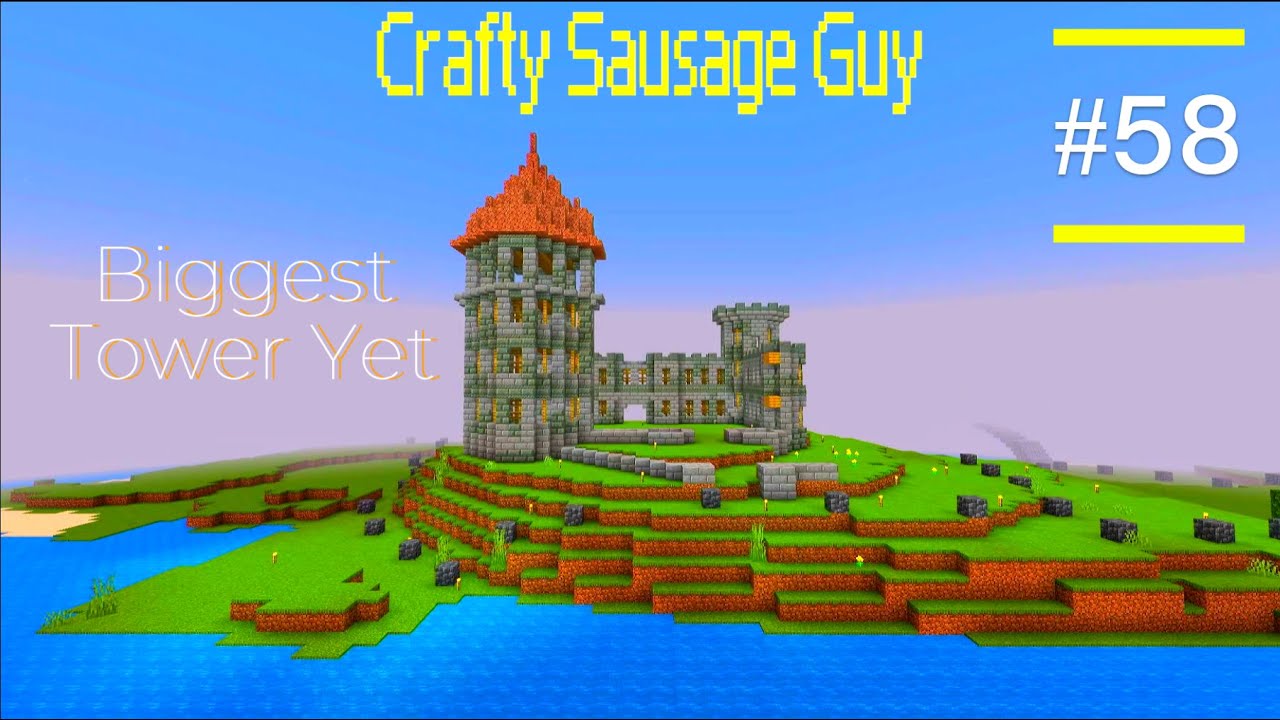 Building Our Biggest Tower Yet #58 Minecraft Survival Series - YouTube