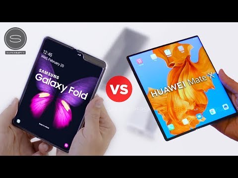 Samsung Galaxy Fold Vs Huawei Mate X