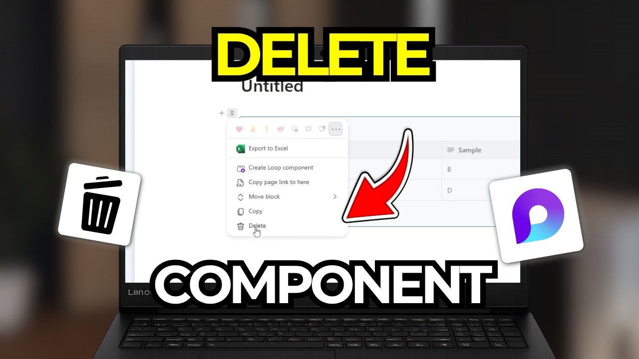 How To Delete Microsoft Loop Component | Tutorial 2026 - YouTube