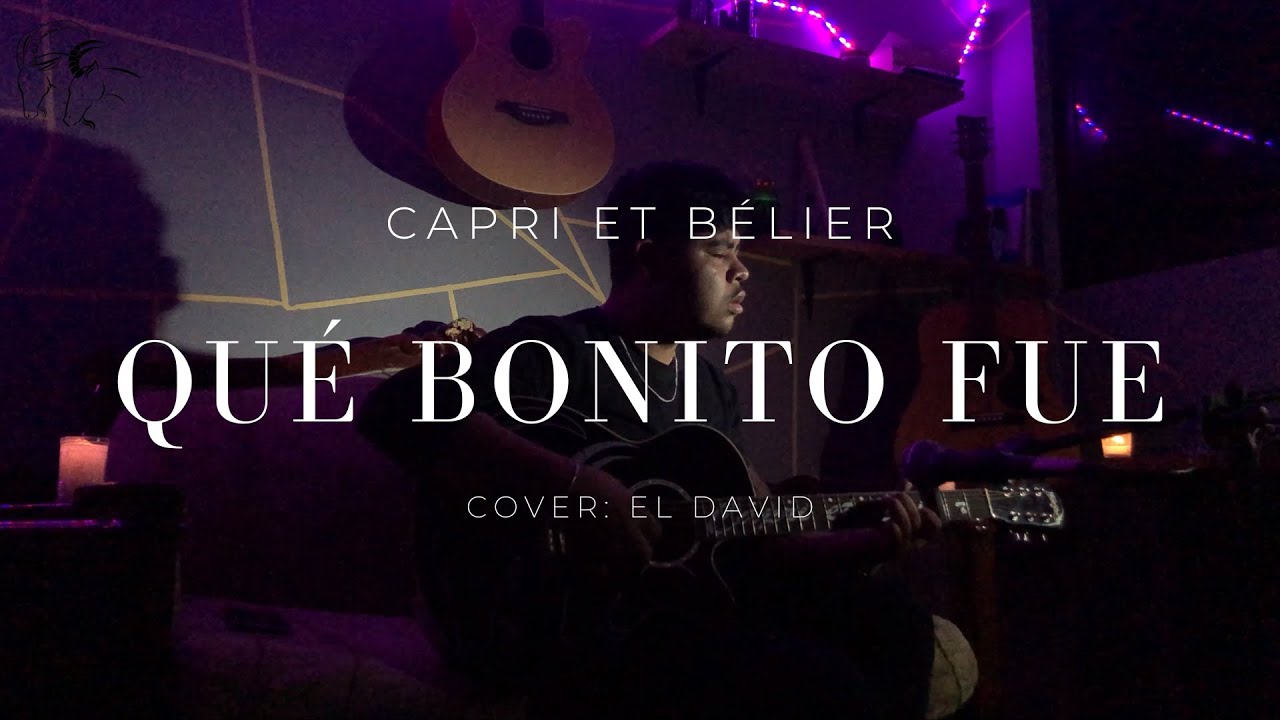 Qué bonito fue - El David (Capri et Bélier cover)