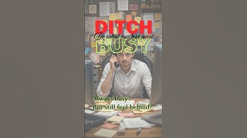 How to Stop Being Busy and Start Getting Results #shorts #ytshorts #motivation #diy