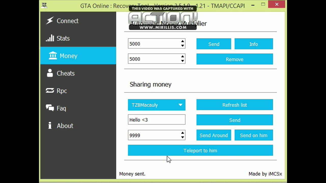 GTA 5 1.25 - Recovery & Money Drop Tool + Download! - YouTube - 1920 x 1080 jpeg 94kB