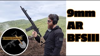FM9 Foxtrot Mike - AR15 in 9mm Binary Trigger - Buffer weight, reliably - AR9 BFSIII 9mm Magazines.