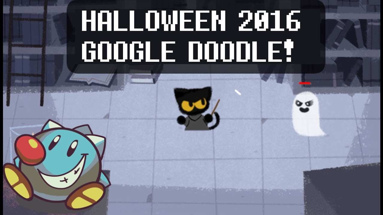 Let's Play Halloween 2016 Google Doodle minigame - YouTube