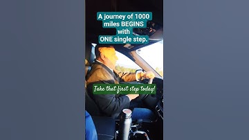 The Power of the First Step: Journey of 1,000 Miles