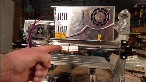 3018 CNC router X axis third linear (3rd) rail bearing modification