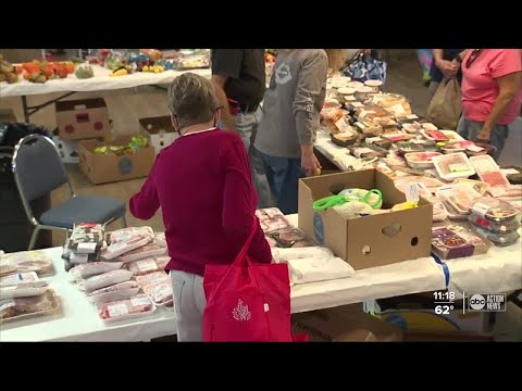 Pinellas County woman distributes unused food from restaurants to people in need