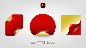 Page Curl Effect | Sticker Curl in Adobe Illustrator