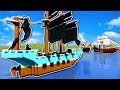 PIRATE SHIP BATTLE! - Brick Rigs Multiplayer Gameplay - Lego pirate ship battle