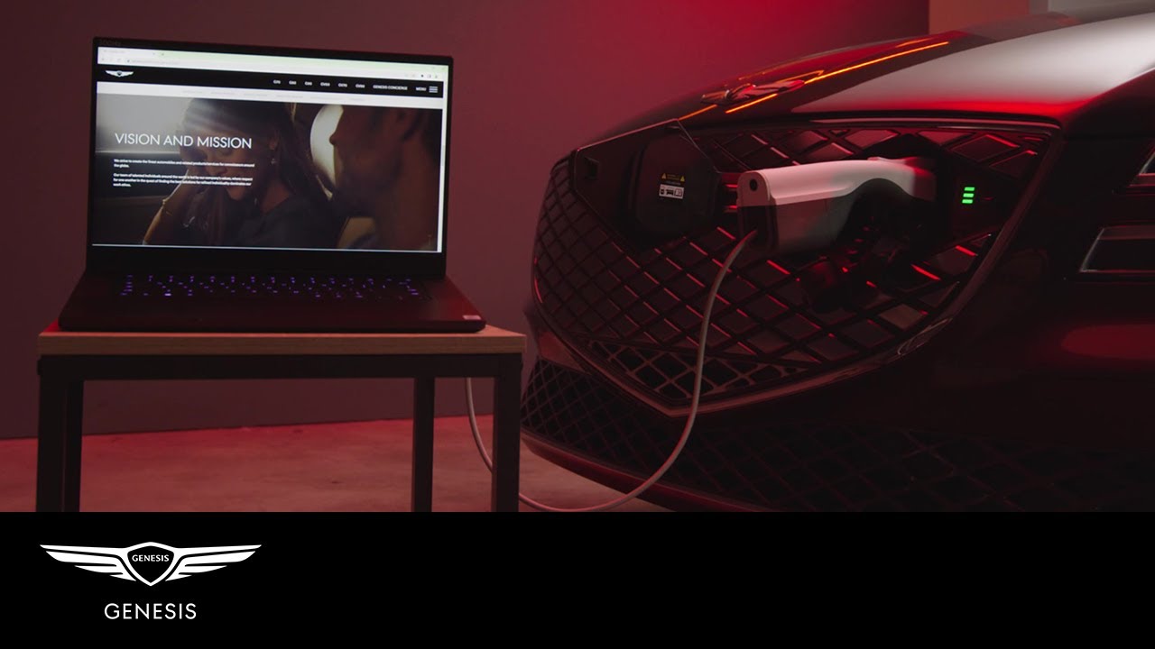 How to Use Vehicle To Load (V2L) Genesis Electrified G80 Genesis