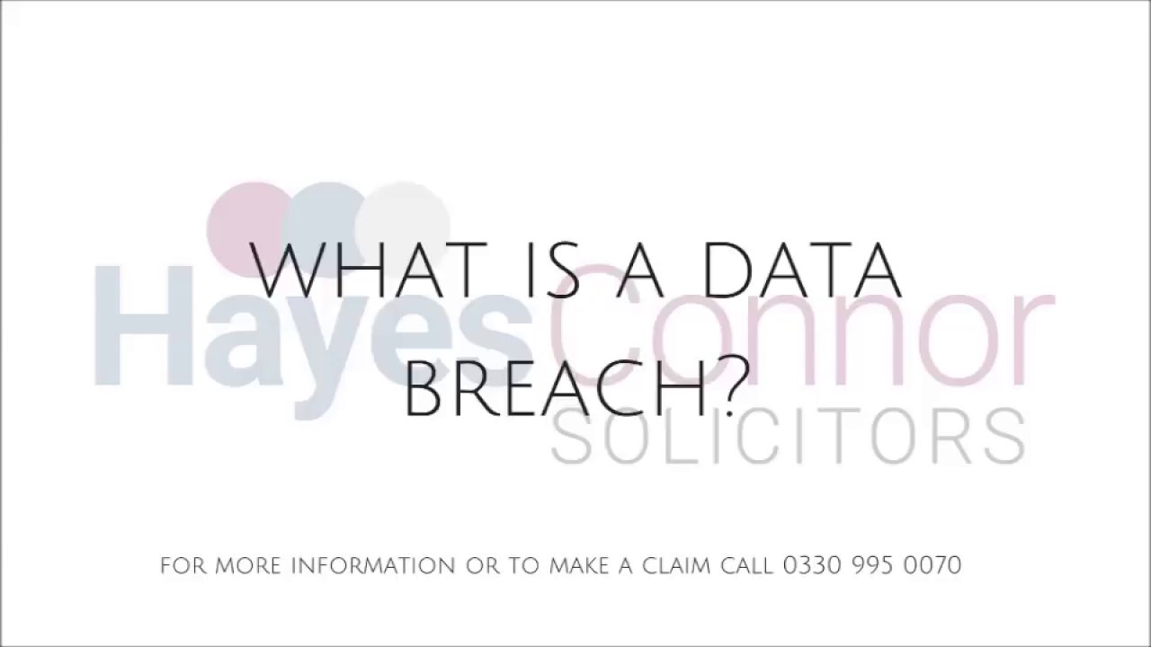 WHAT IS A DATA BREACH? YouTube