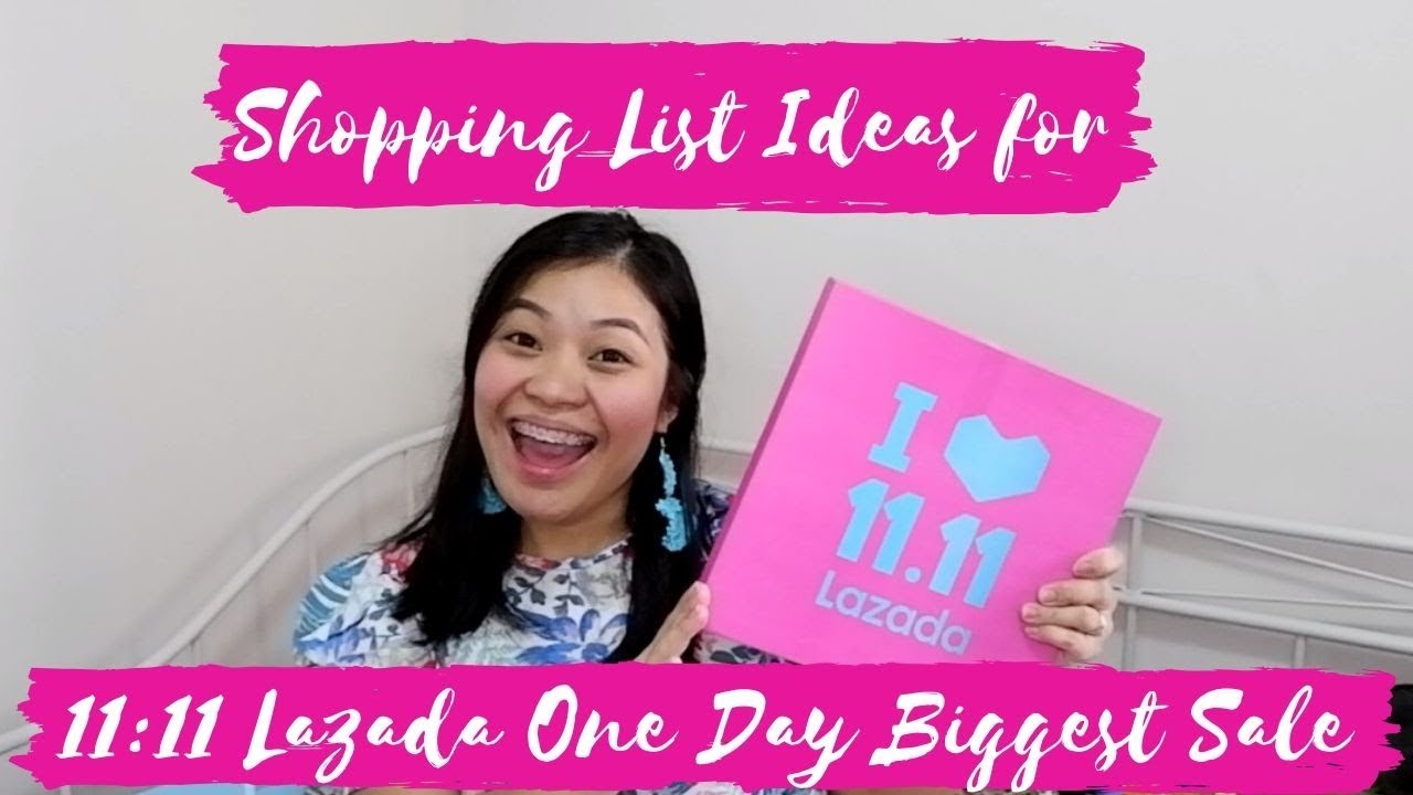 11:11 Lazada Shopping List Ideas - YouTube