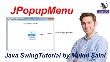 #37 Java Swing Tutorial | JPopupMenu in Java