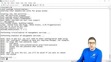 Root password recovery on Juniper