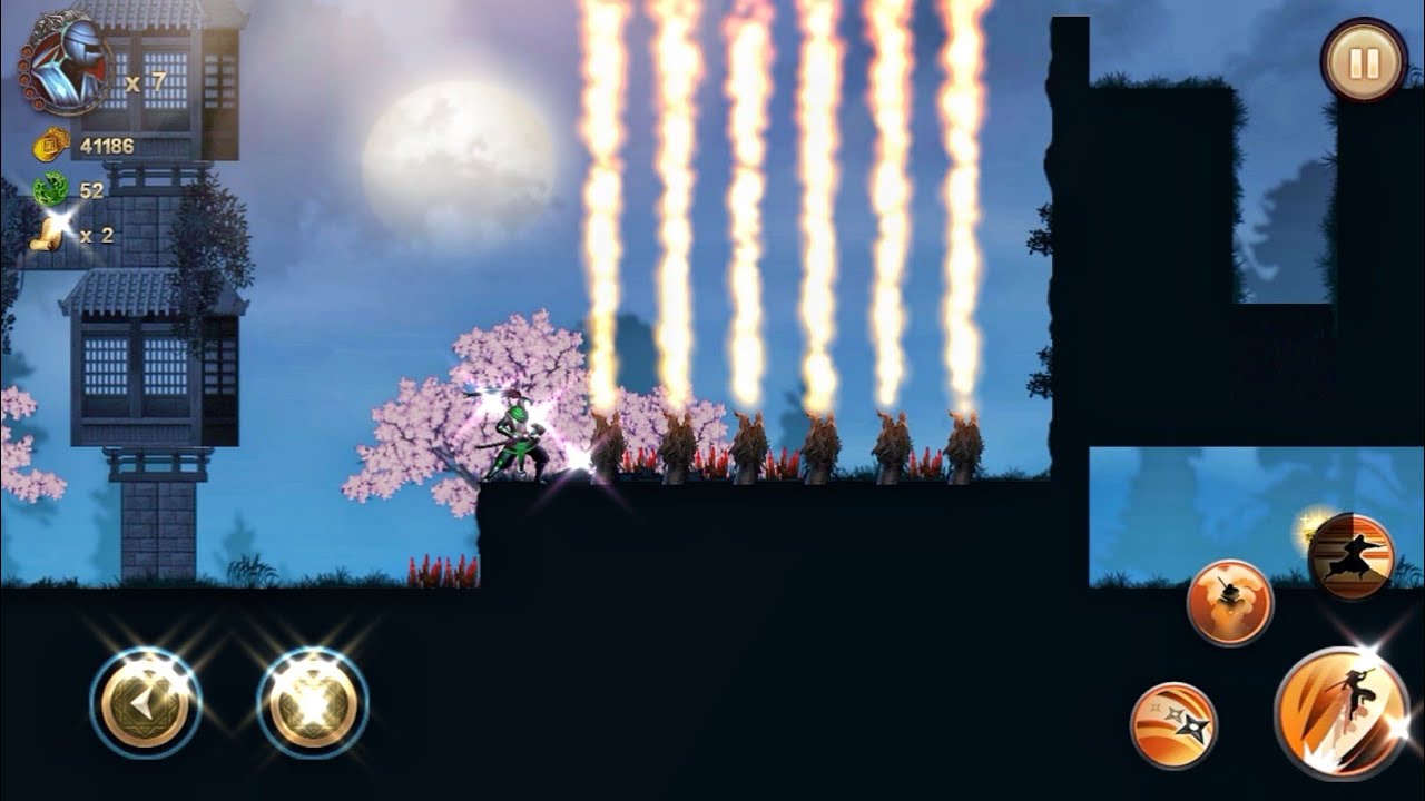 Ninja warrior : legend of adventure games Level 8 chapter 2 ( Hero Green )