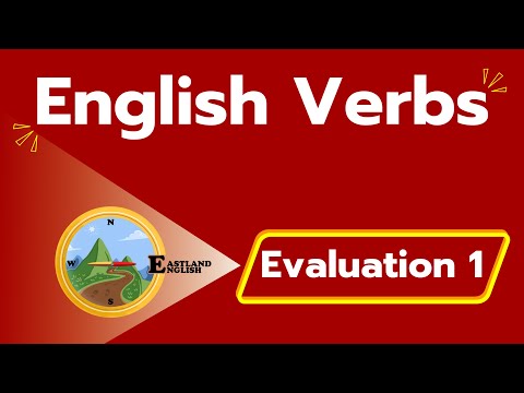 English Verbs: Evaluation Test 1